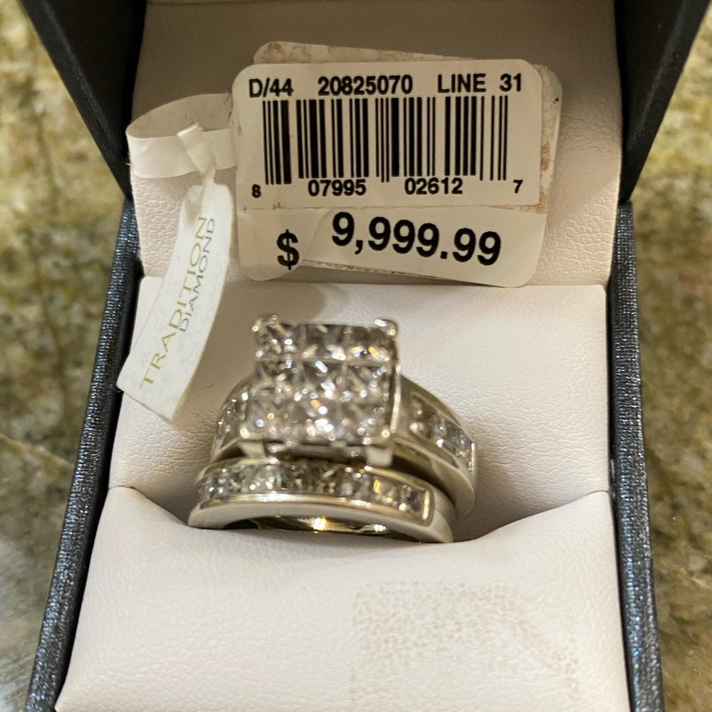 Engagement wedding set 3 CTTW